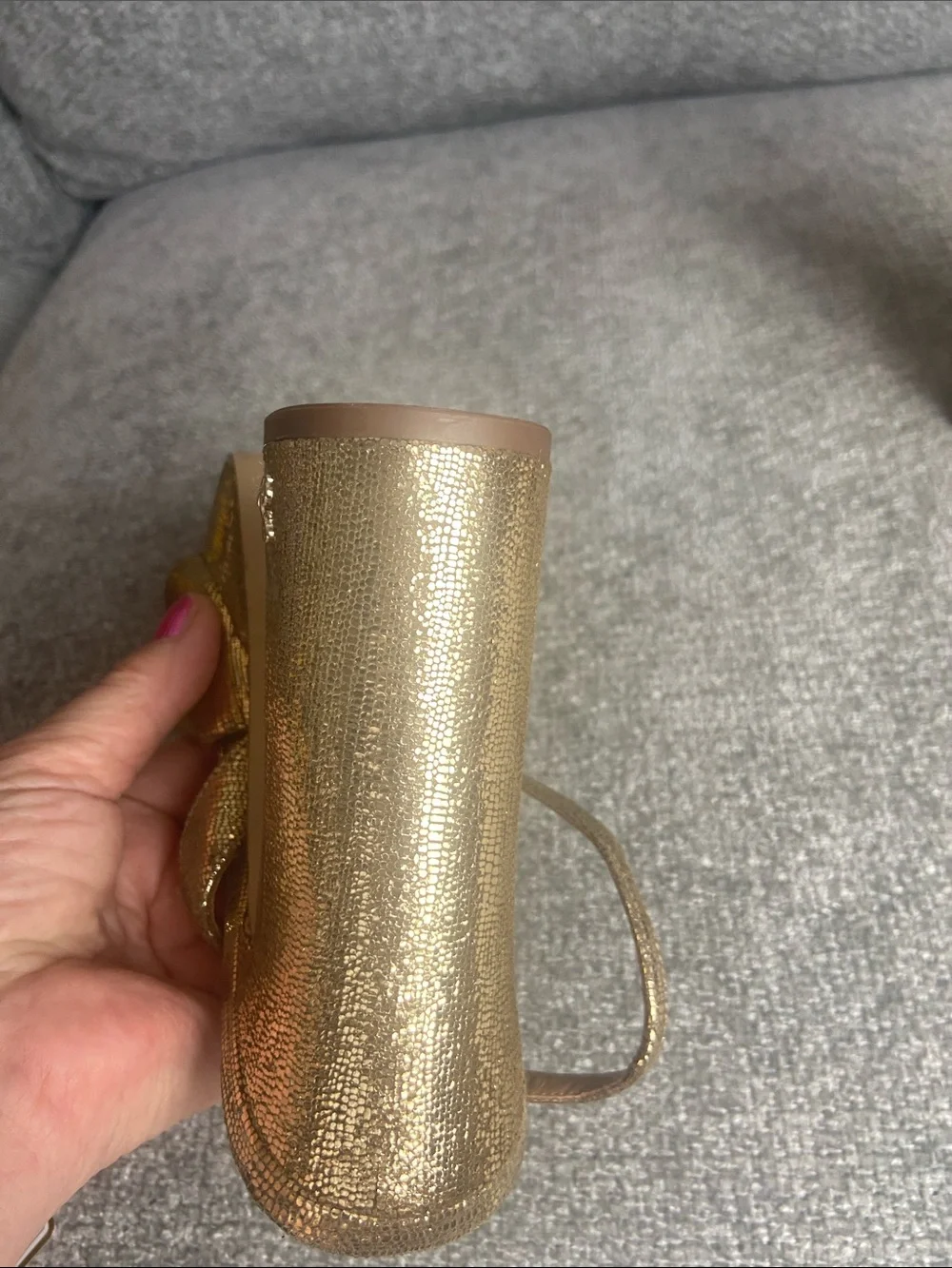 Sam Edelman sparkling gold